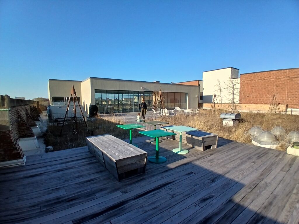 rooftop workshop at Studio Gang, April 2025