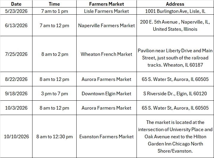 2026 farmers market outreach calendar